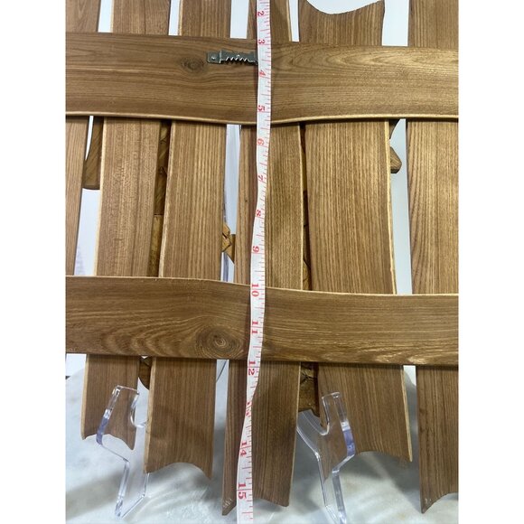 Intarsia Hand crafted 3D Wooden Wall Art Of Boy & Girl Holding Hands Kids Decor - Picture 5 of 5